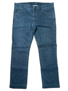 Versace Collection Medusa Head Slim Fit Stretch Denim Pants Blue/Gray 36x27.5